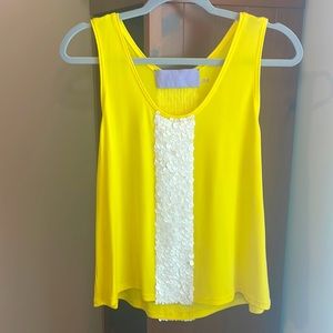 Vera Wang Lavender Label designer sequin tank